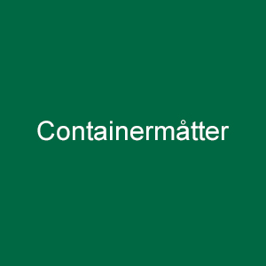 Containermåtter