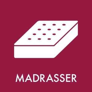 Madrasser klistermærke til affaldssortering
