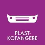 Plast kofangere klistermærke til affaldssortering